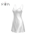 لباس خواب زنانه ساتن مدل آریا - تصویر 2