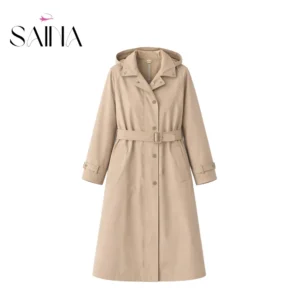 بارانی زنانه بلند مدل آریل