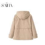 بارانی زنانه کوتاه مدل سولیس - تصویر 2