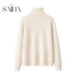 بافت زنانه یقه‌اسکی مدل رُزا - تصویر 2