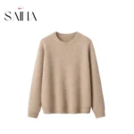 بافت زنانه یقه‌گرد مدل آوین