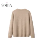 بافت زنانه یقه‌گرد مدل آوین - تصویر 2